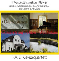 Konzerte - Weidenkam Konzerte - Weidenkam