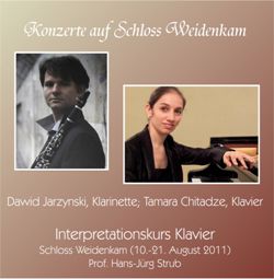 Konzerte - Weidenkam Konzerte - Weidenkam