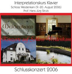 Konzerte - Weidenkam Konzerte - Weidenkam