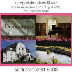 Konzerte - Weidenkam Konzerte - Weidenkam