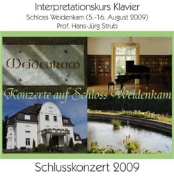Konzerte - Weidenkam Konzerte - Weidenkam